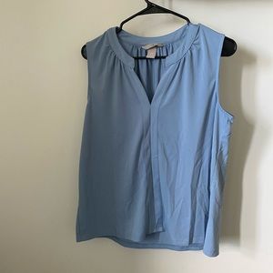 H&M Dusty Blue Sleeveless Blouse
